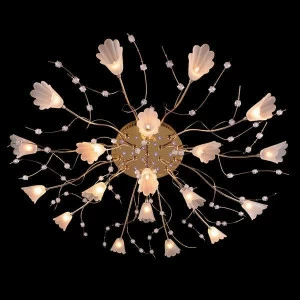 Потолочная люстра Eurosvet 4829/19 золото/синий+красный+фиолетовый EUROSVET ДИЗАЙНЕРСКИЕ 182491 Белый