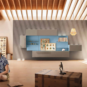 Композиция из модулей  LAGO 36e8 side_storage_0267