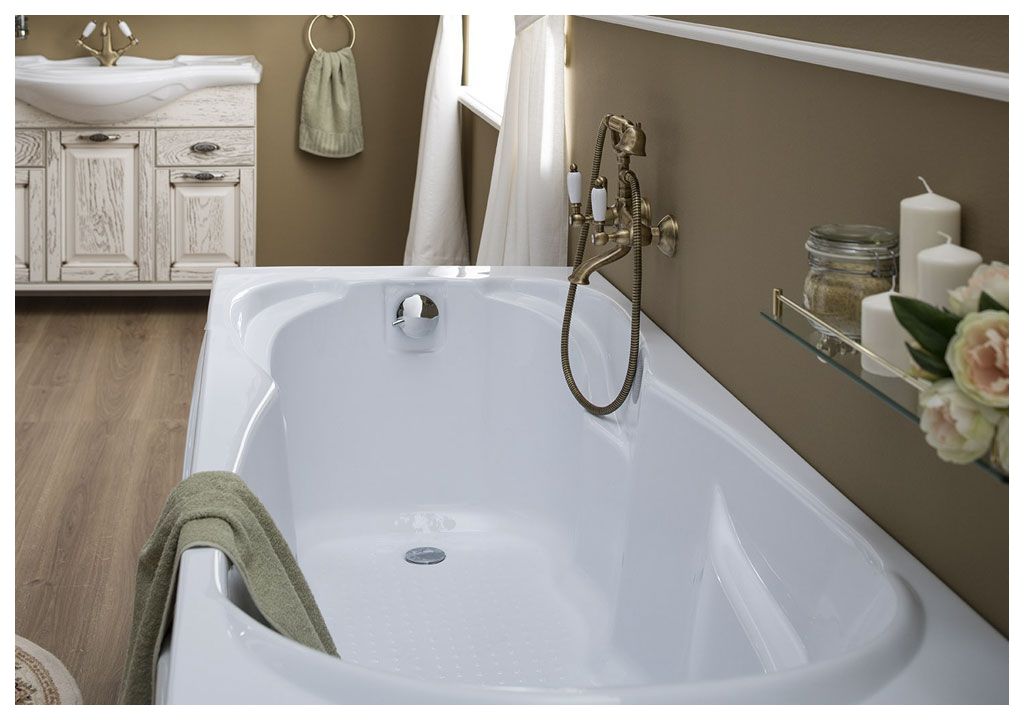 Акриловая ванна Aquanet Viola 180x75 (каркас + смеситель Aquanet Practic 2 AF111-63B) 002040470020404800216780 - Вид №6