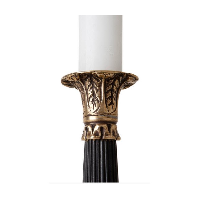 Подсвечник металлический бронзовый Perignon от Eichholtz EICHHOLTZ EICHHOLTZ 060300 Золото;черный  - Вид №2
