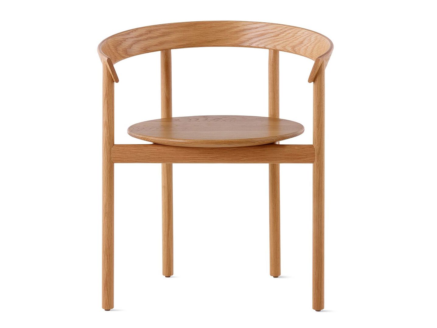 Стул из массива дерева с подлокотниками Herman Miller Comma ARCH-00036255