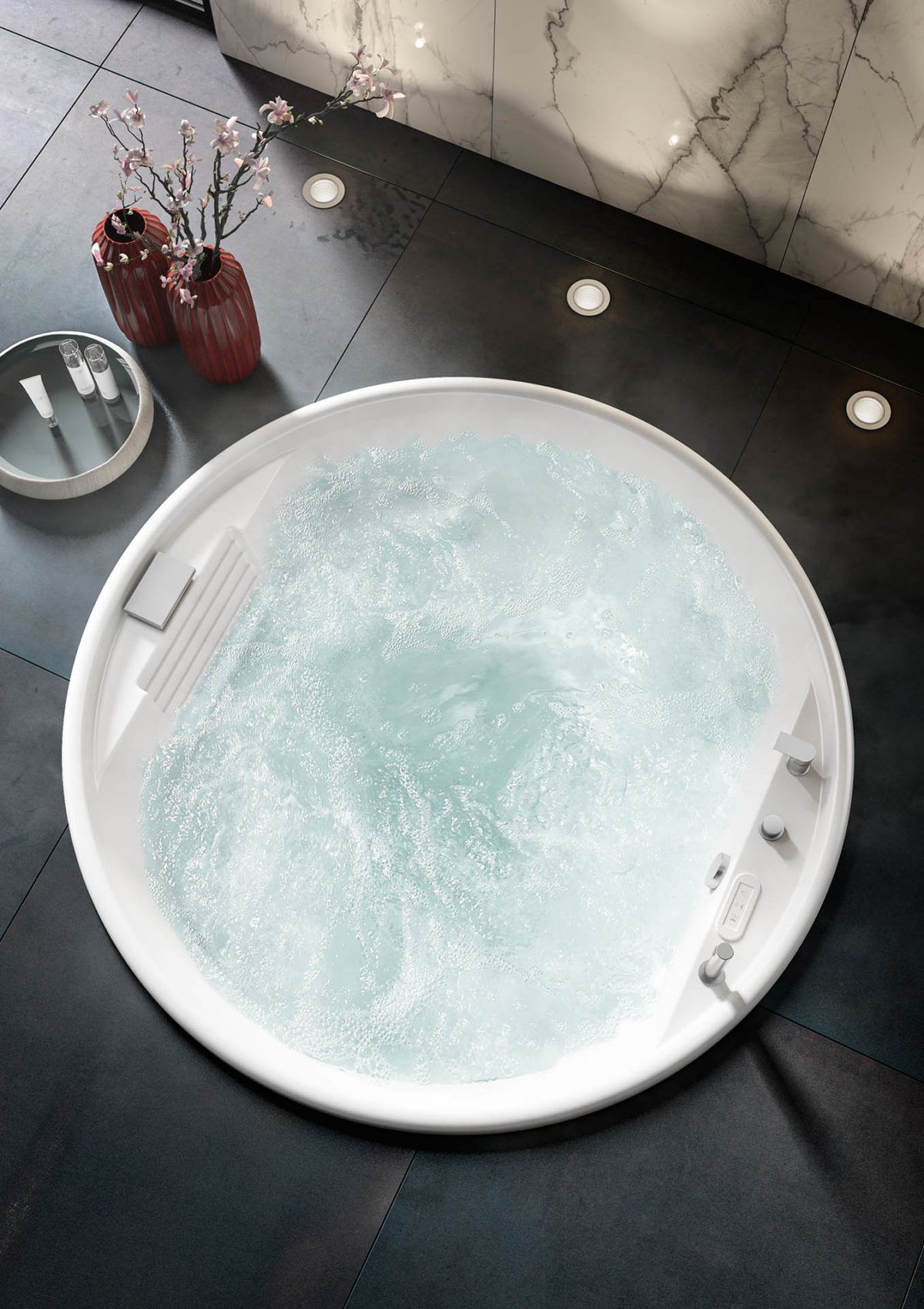 Встраиваемая круглая ванна с гидромассажем Albatros THEA ARCH-00057121 - Вид №2