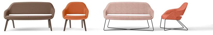 Sinetica 2-х местный тканевый диван по контракту Captain sun-id-1462871 - Вид №2