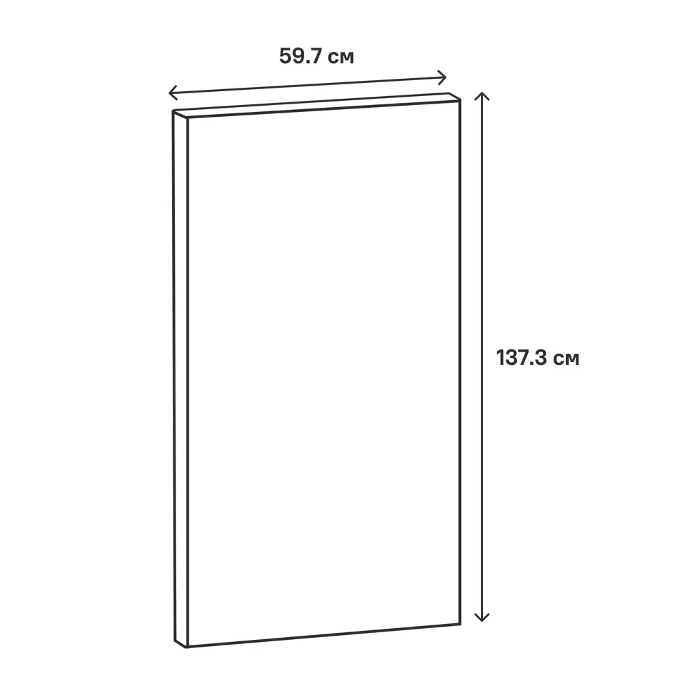 Фасад для кухни Ньюпорт Delinia ID - матовый белый МДФ с филенкой 82010401 STLM-0017291 - Вид №15
