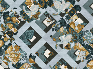 Ковер ручной работы из ткани