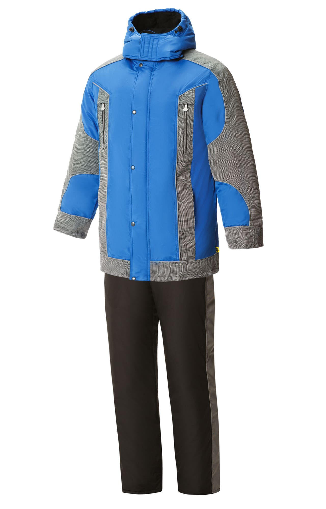 64790 Костюм "Ультра" зимний василек-черный  Зимняя спецодежда  размер 56-58/170-176 