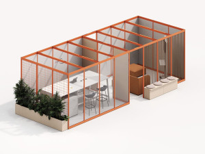 Передвижная стена для офиса