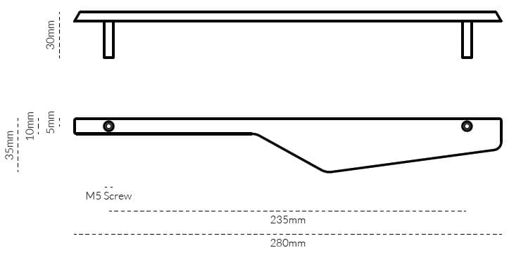 Латунная мебельная ручка Lo & Co Interiors Line Series ARCH-00089012 - Вид №14