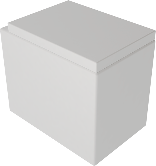 BXWC011 Напольный унитаз приставной GSG CERAMIC BOX