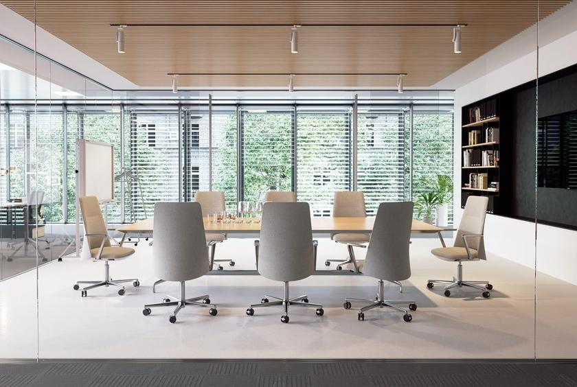 LD Seating Офисный стул из ткани с 5 спицами и подлокотниками Melody design sun-id-1406914 - Вид №4