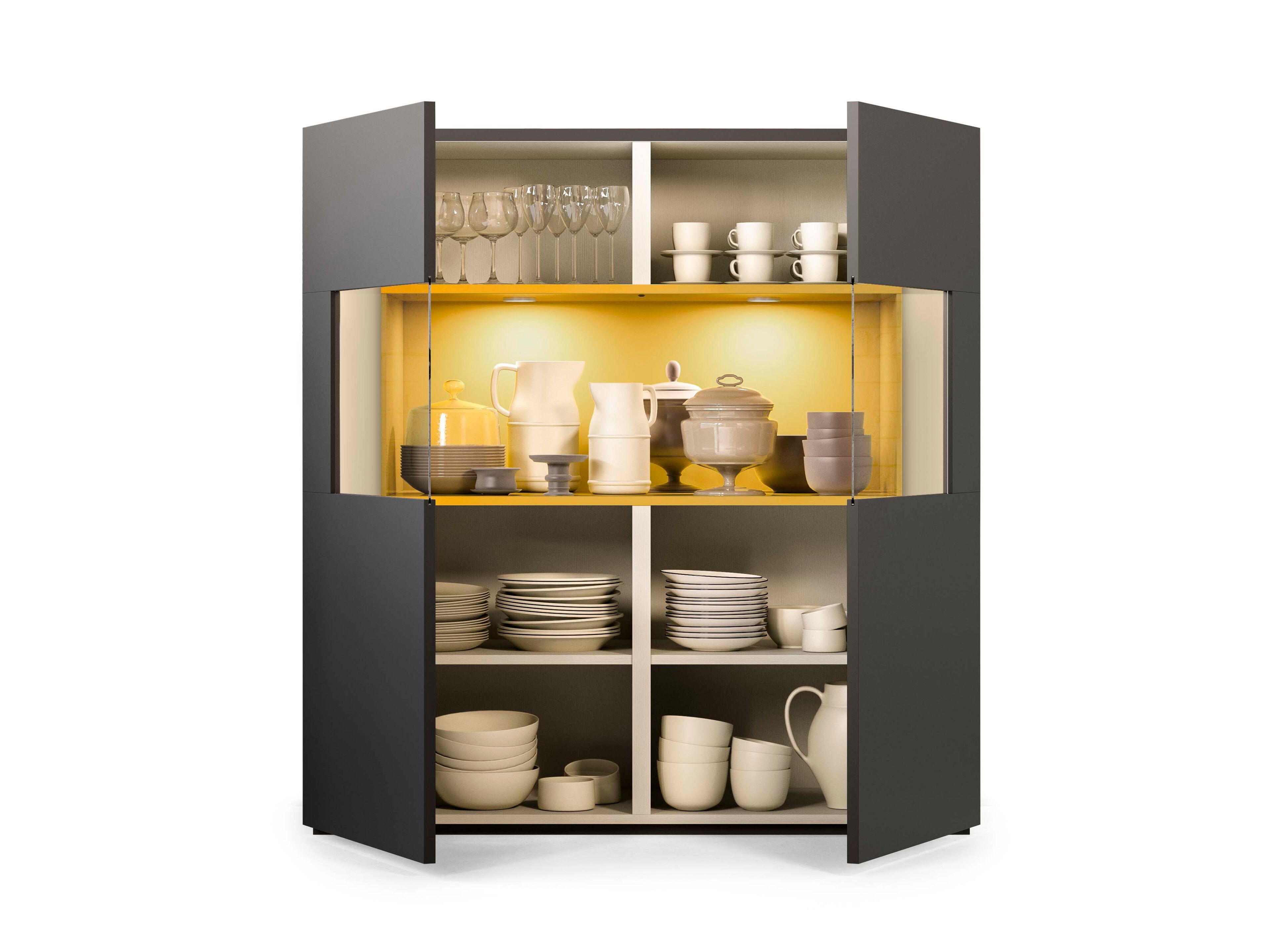 Деревянный шкаф с распашными дверцами Alf DaFrè Metropolis ARCH-00087981