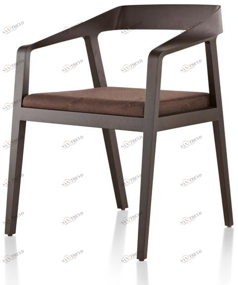 Herman Miller Стул из массива дерева с подлокотниками sun-id-1372205