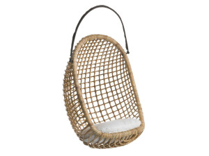 Плетеное подвесное кресло