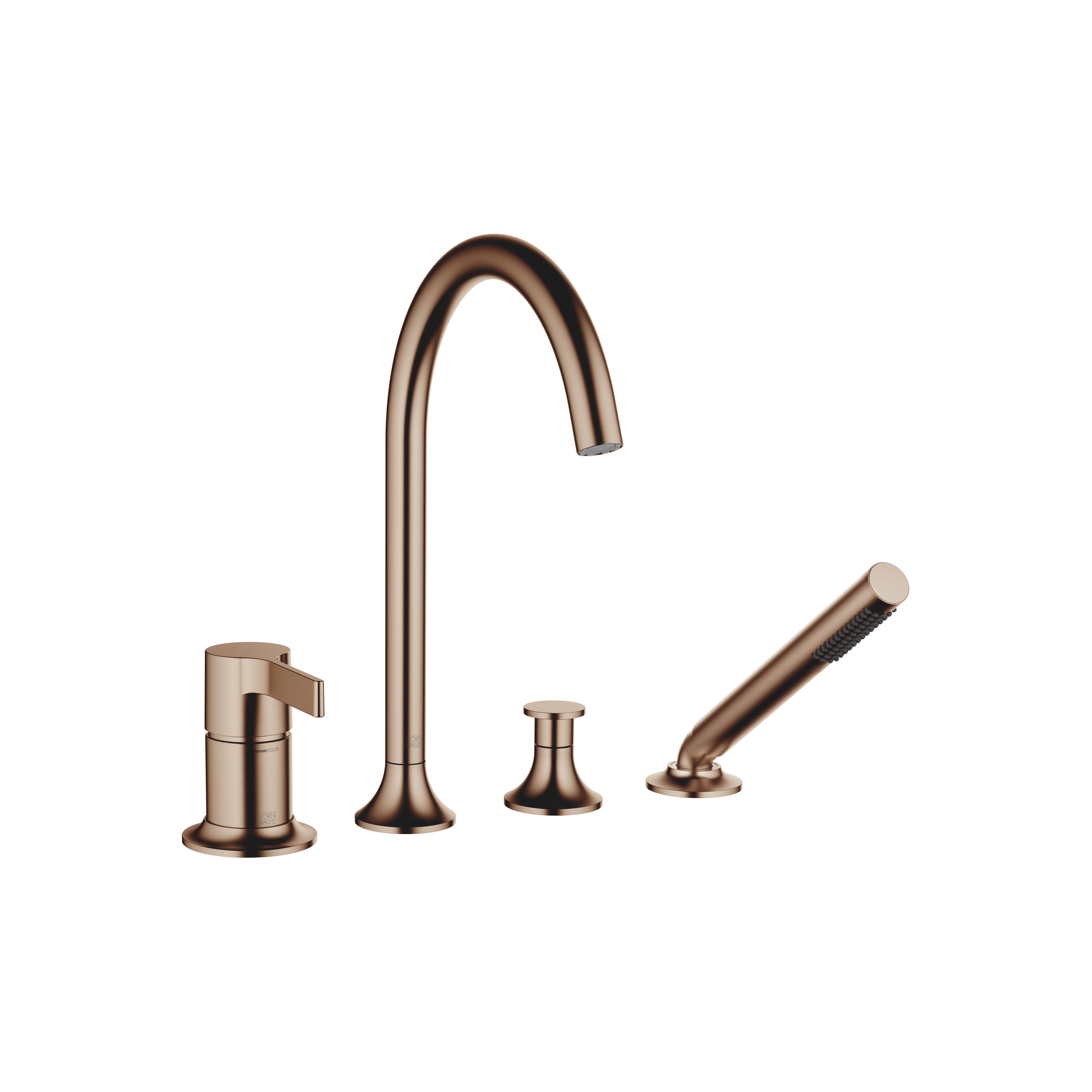 VAIA Душевой набор для ванны, для установки на край ванны или на край плитки - Матовая бронза DornBracht 27632809-42