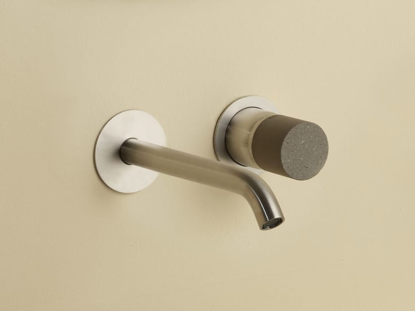 Однорычажный смеситель для раковины из нержавеющей стали Ritmonio Diametro35 Inox Concrete ARCH-00099462