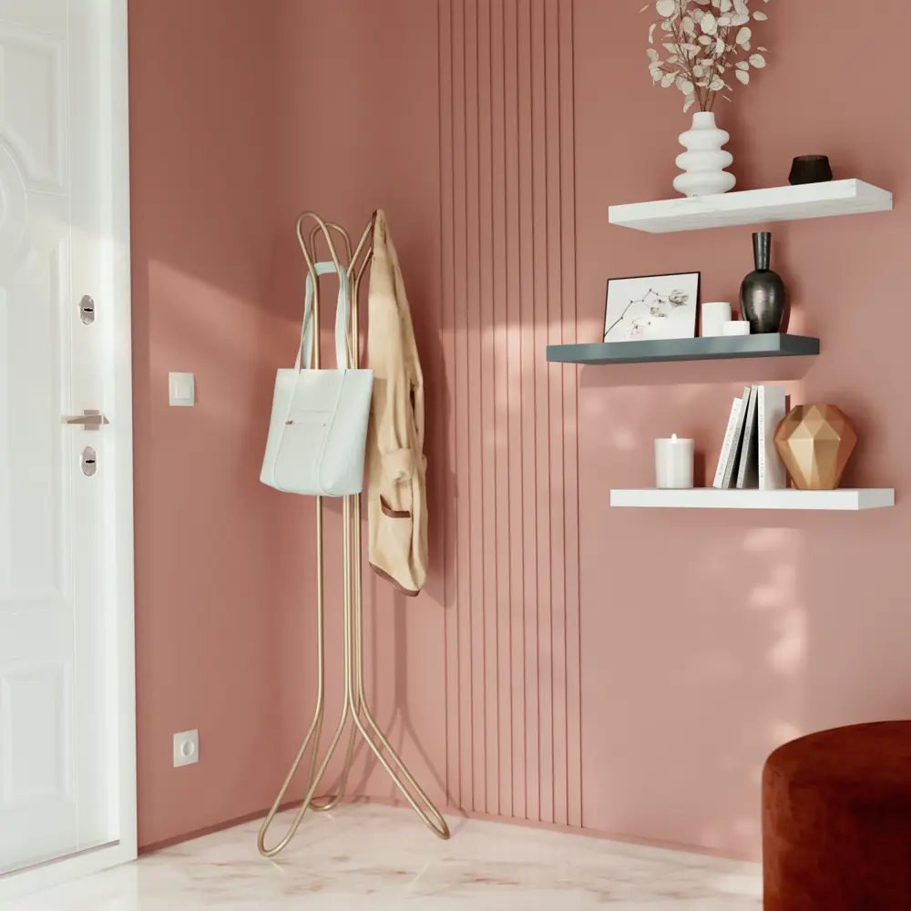 Полка настенная Spaceo White 60x23.5 см МДФ цвет белый STLM-2147232 - Вид №9