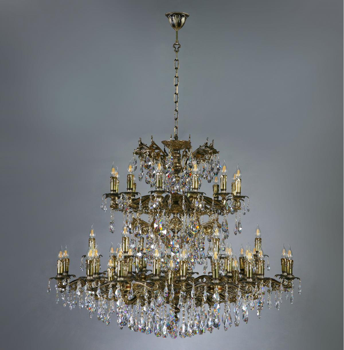 096782 Люстра Ambiente 60L 2128/60 PB Tear Drop Mantra Leon