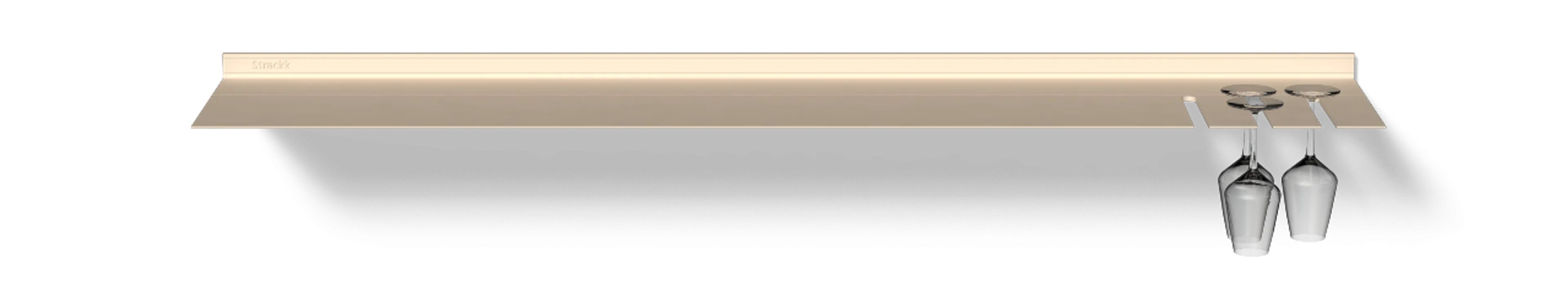 Кухонная полка с подстаканником Strackk KITCHEN SHELF WITH WINEGLASS RACK ARCH-00011382 - Вид №3