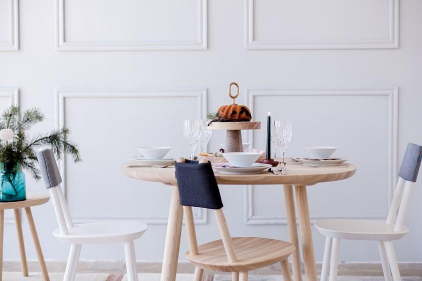 EMKO Круглый обеденный стол из массива дерева Naïve Naive sun-id-1479457 - Вид №5