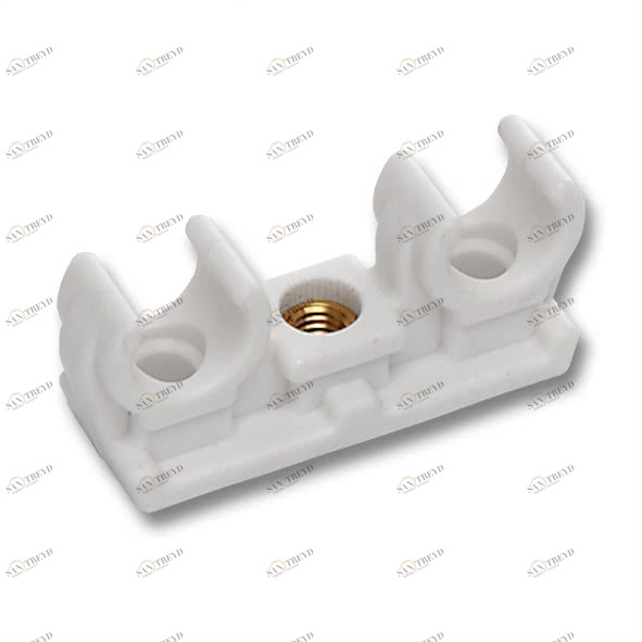 798278 SANHA 9827C клипса для медных труб двойная 8 мм 