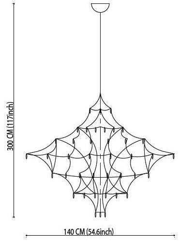 Quasar Подвесной светильник из никеля с кристаллами swarovski® sun-id-1416572 - Вид №10