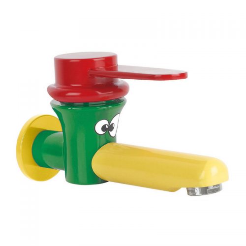 1220 Idral Одинарный смеситель для настенной раковины серии KIDS с керамическим дисковым картриджем 