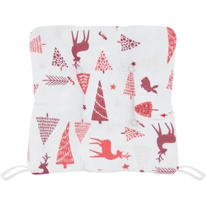 Сидушка Altali Скандинавия 40x40 см цвет серо-красный