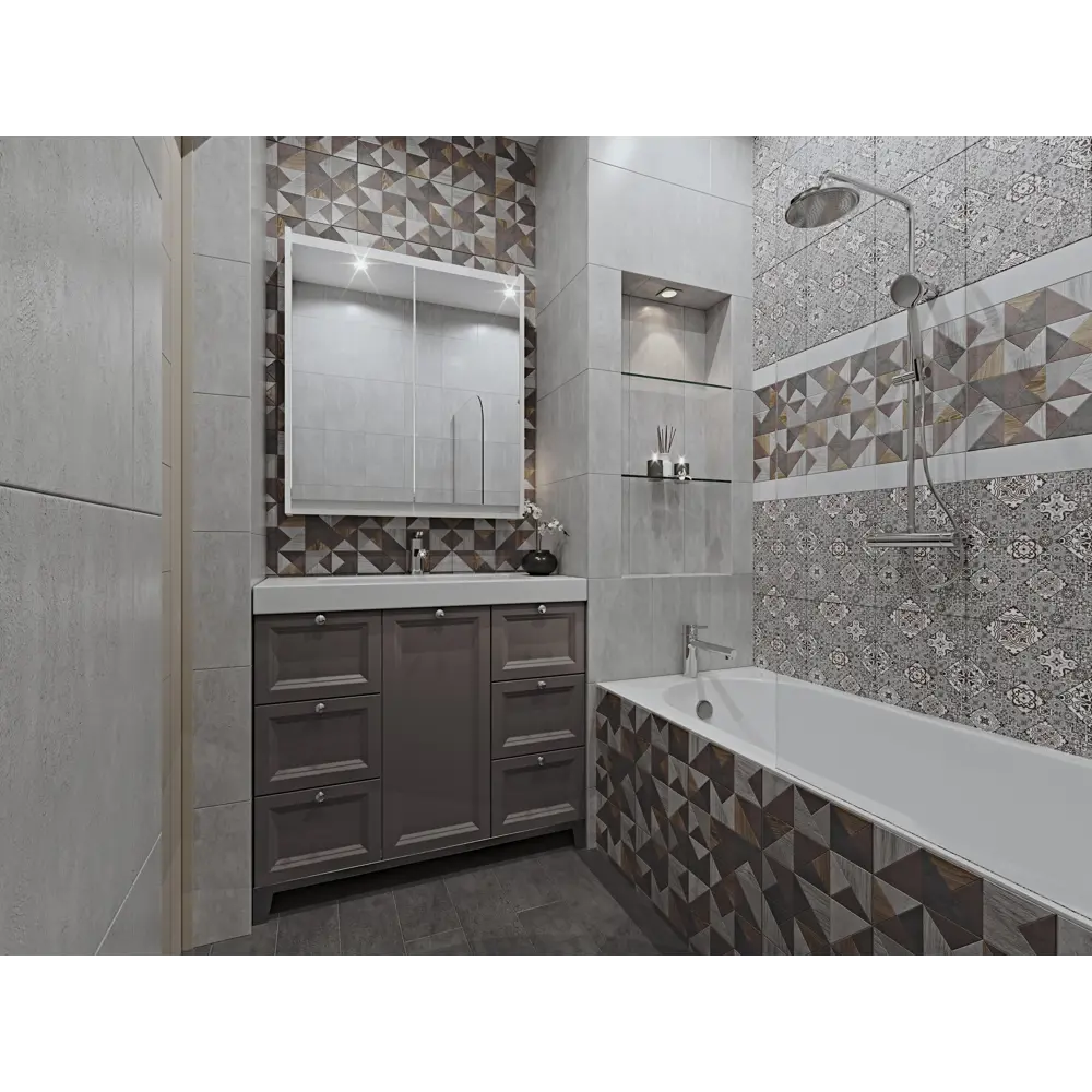 Декор Wood «Калейдо» 35x25 см, 2 шт BELANI STLM-2184860 - Вид №4