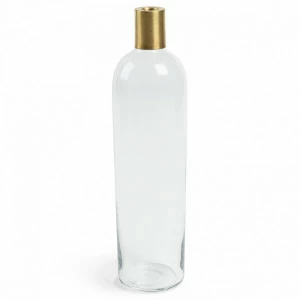 Ваза стеклянная с узким горлом прозрачная 37,5 см Interval от La Forma LA FORMA INTERVAL 343202 Прозрачный