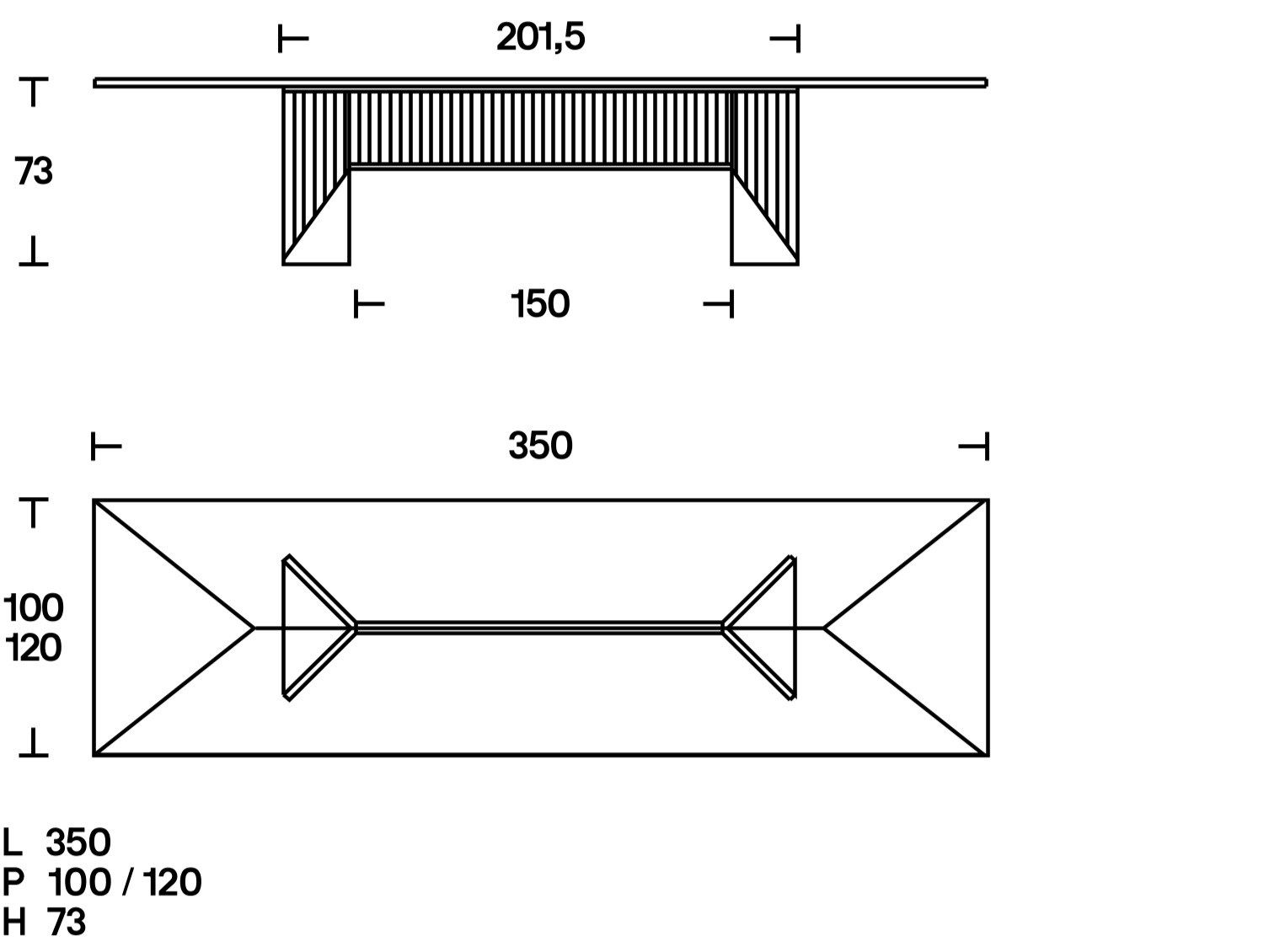 Деревянный прямоугольный стол ACERBIS MAESTRO ARCH-00127713 - Вид №9