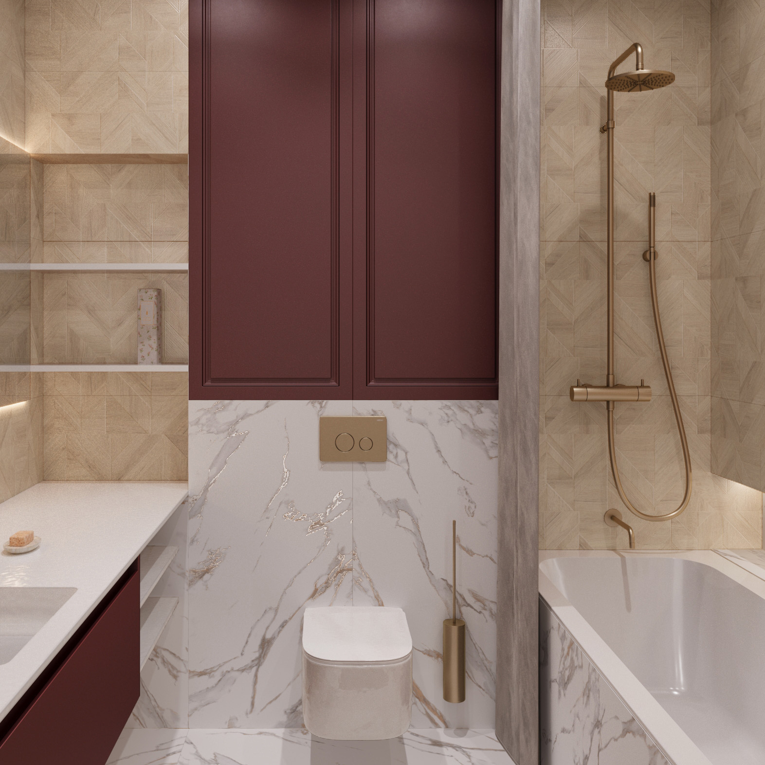 Керамогранит CALACATTA GOLD 60х120 Arcadia Ceramica CR4019-A