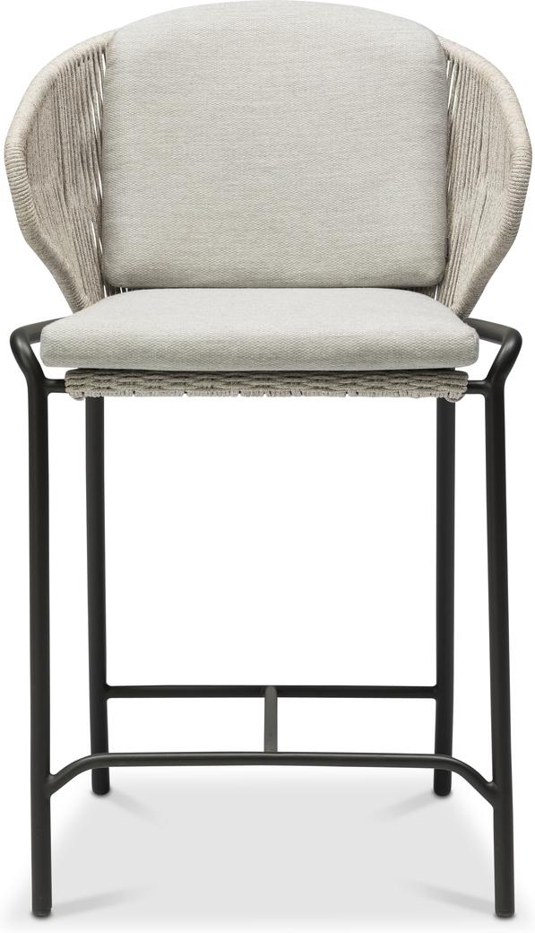 MNST12 Барный стул 61 веревка лава серебро Manutti Radius - Вид №1