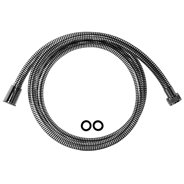 AGD 22.436CB 150 P  Шланг для душа чёрный и хром ARGO kran agd22436cb150p