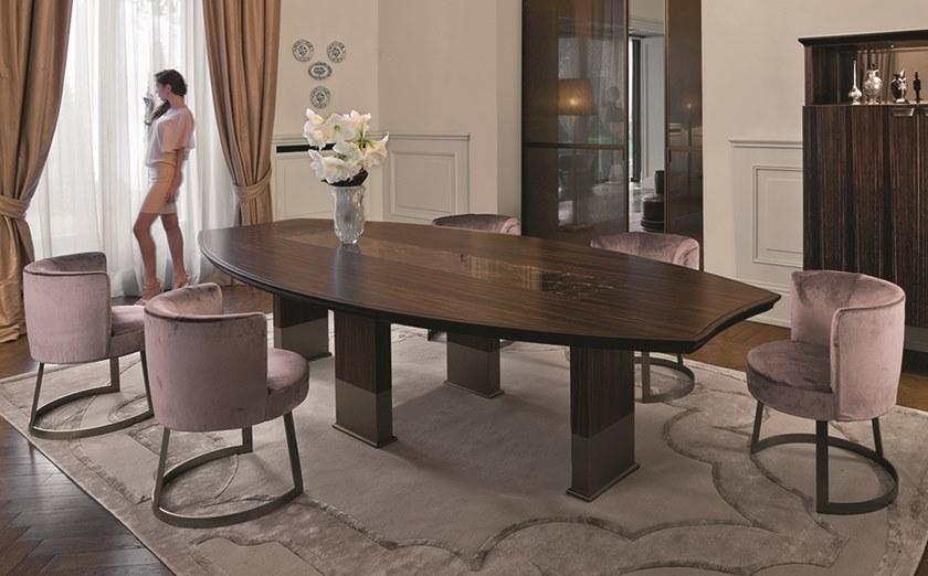 Longhi Овальный деревянный стол Loveluxe 2014 – royal collection T 135 - Вид №2