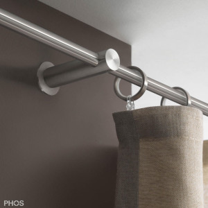 VS20-100-1000 Комплект карнизов: 100 см с 2 кронштейнами (среднее расстояние до стены) PHOS