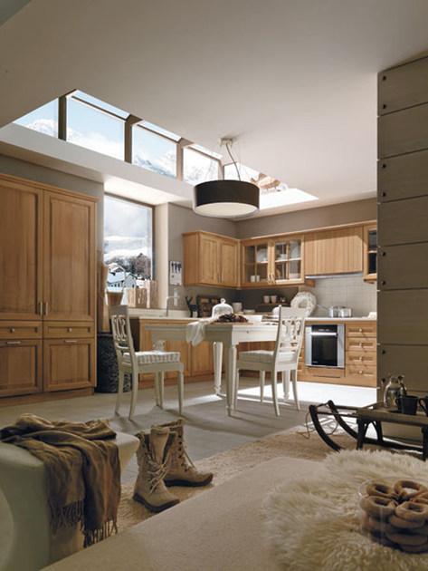 Martini Interiors Линейная кухня на заказ из орехового дерева Convivio sun-id-1437264 - Вид №1