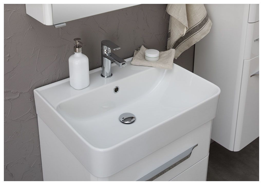Тумба с раковиной Aquanet Виченца 60 белый 0019625200196345 - Вид №6