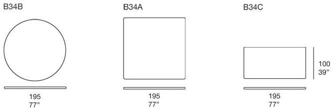 Paola Lenti Садовый коврик из полиэстера sun-id-1395240 - Вид №6