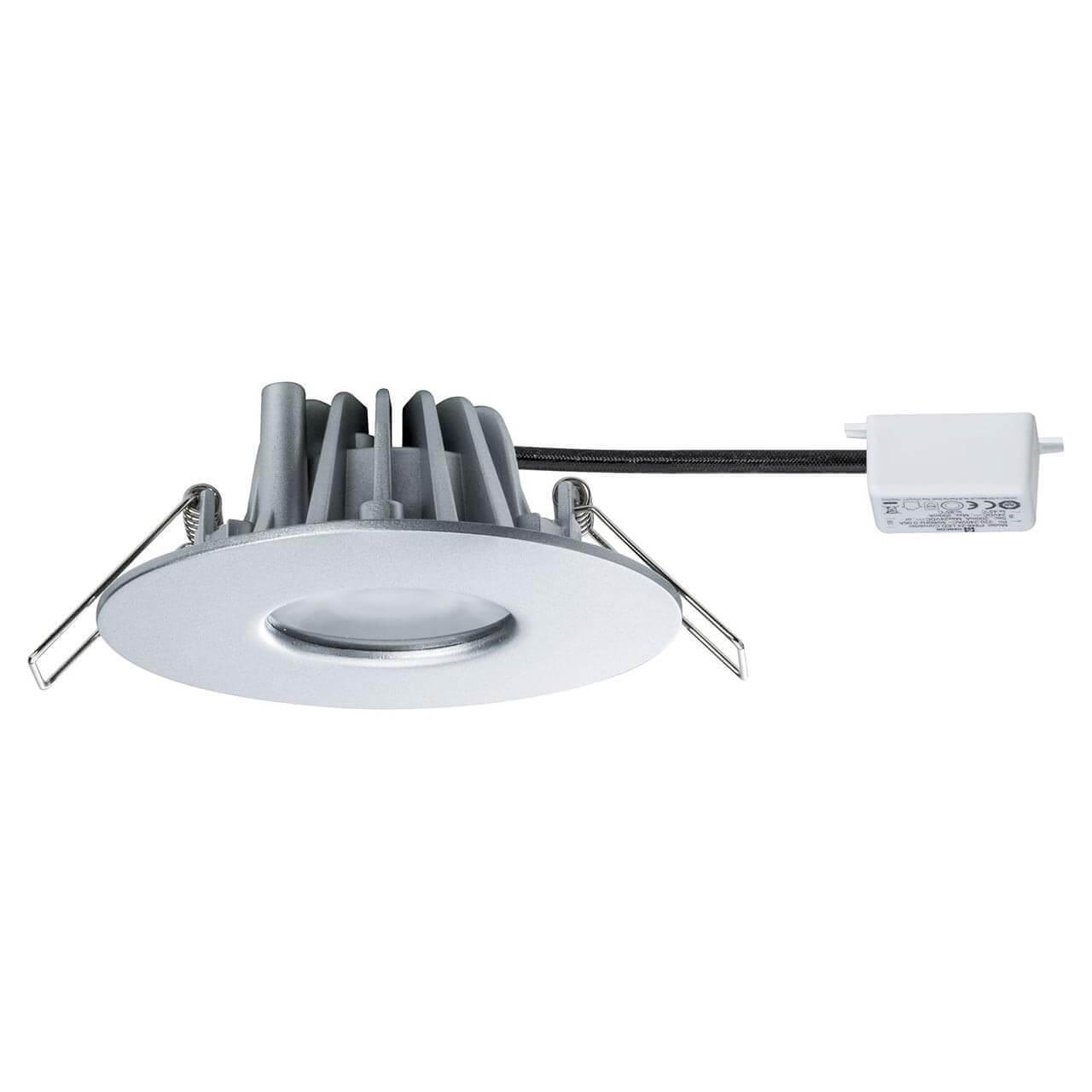 Уличный встраиваемый светильник светодиодный D 9,5 см серебряный House Downlight 79668 PAULMANN HOUSE DOWNLIGHT 00-3896015 Серебро  - Вид №2