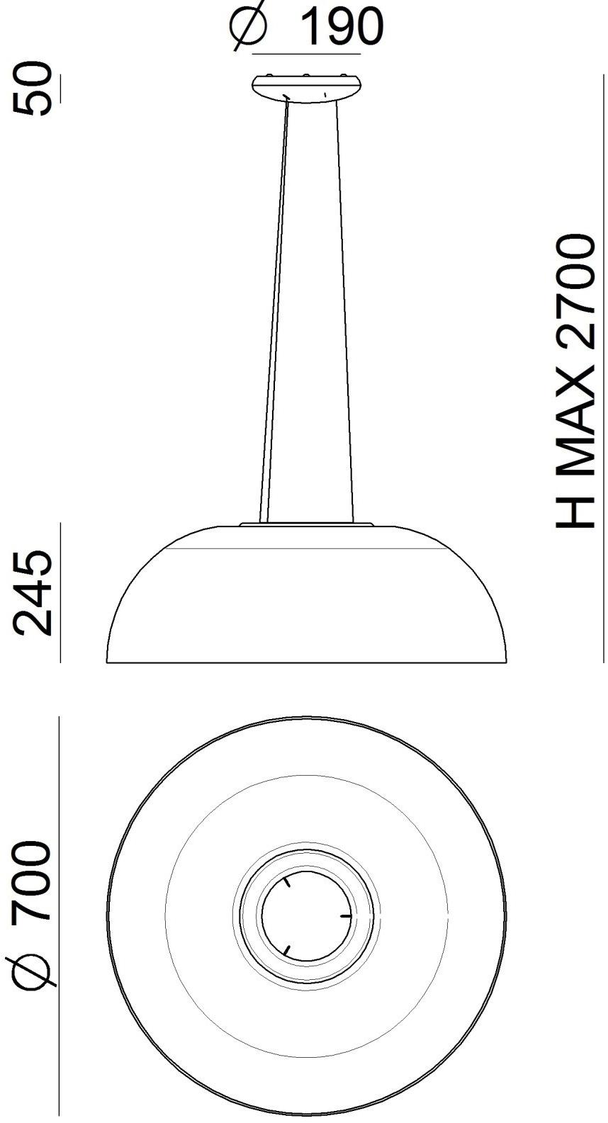 Stilnovo Led подвесной светильник в pmma Demì sun-id-1396118 - Вид №4