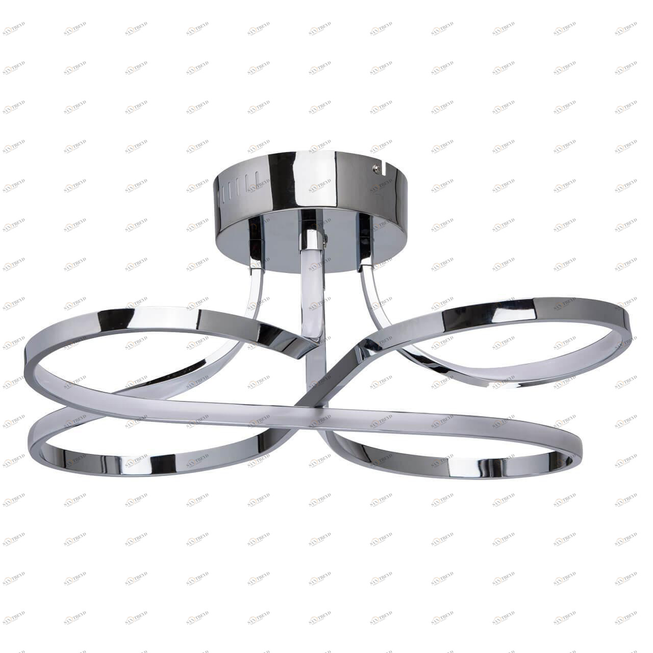 Потолочный светильник светодиодный хром "Аурих" 496015202 DE MARKT АУРИХ 12 00-3890396 Хром 