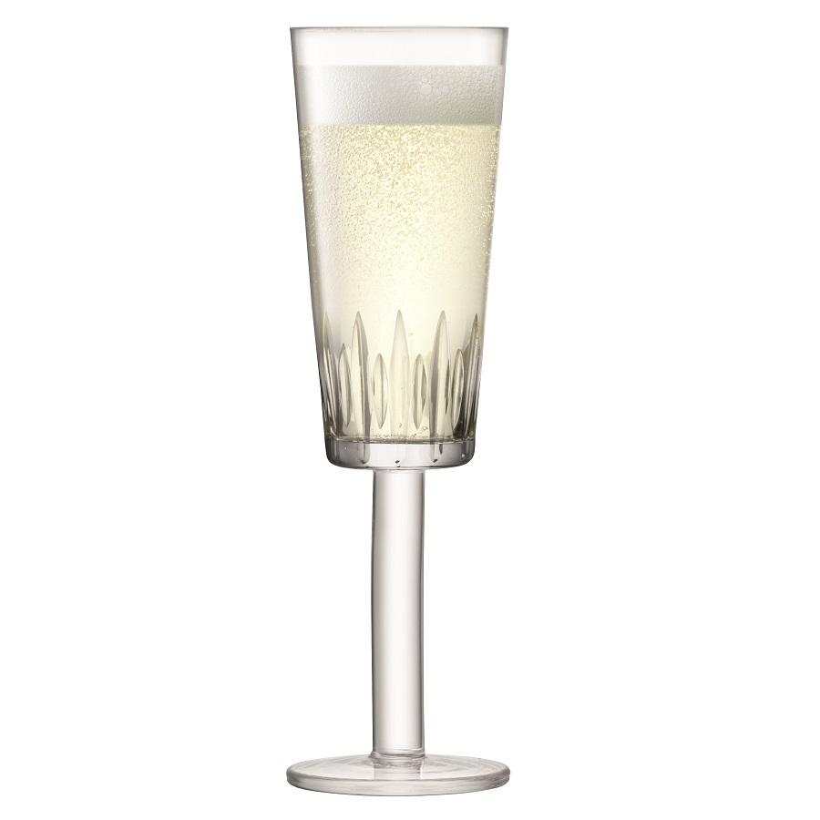 Набор из 4 бокалов-флейт для шампанского Tatra 250 мл LSA International G140509194 - Вид №8