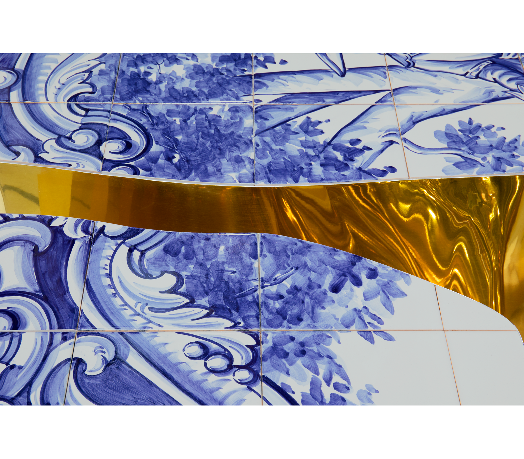 0-053 Центральный стол из плитки Lapiaz Boca Do Lobo  - Вид №7