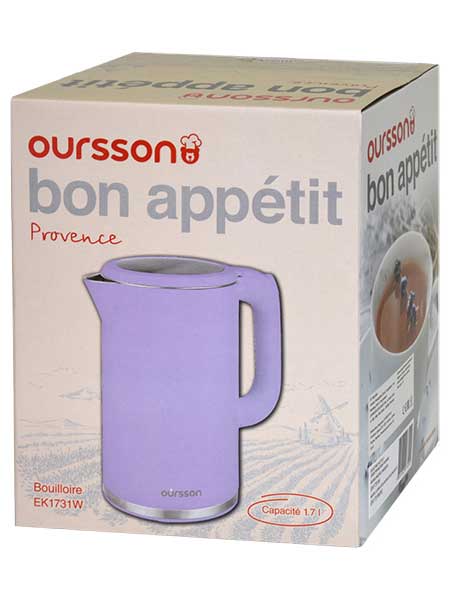 5360470 Электрочайник Oursson EK1731W/PL фиолетовый STDN-0111291 - Вид №4
