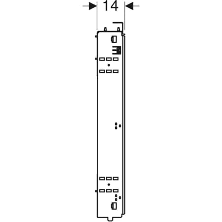 GEBERIT 111.051.00.1 Монтажная коробка Geberit Duofix для зеркального шкафа Geberit ONE  - Вид №4