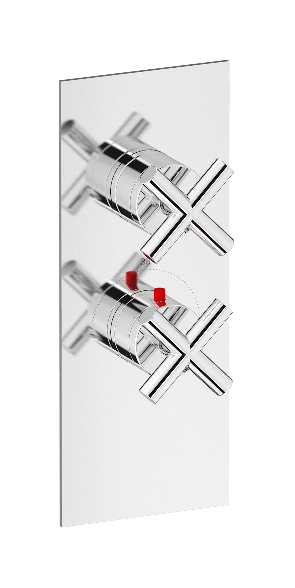 Термостатический смеситель для душа с 2 отверстиями IB Aqua ARCH-00069271 - Вид №1