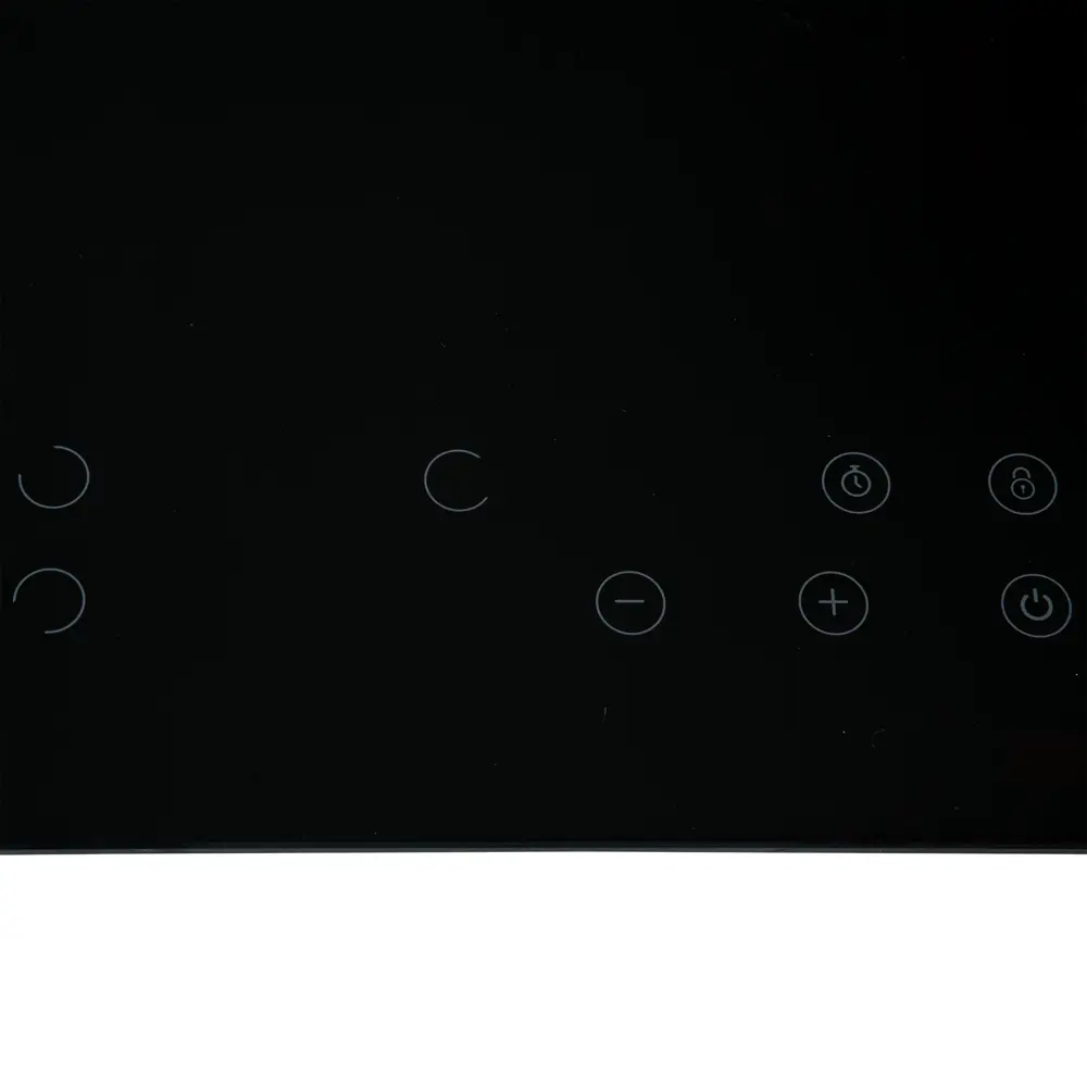 Электрическая варочная панель Kitll KHH 4501 BLACK 45 см 3 конфорки цвет чёрный STLM-2001836 - Вид №4