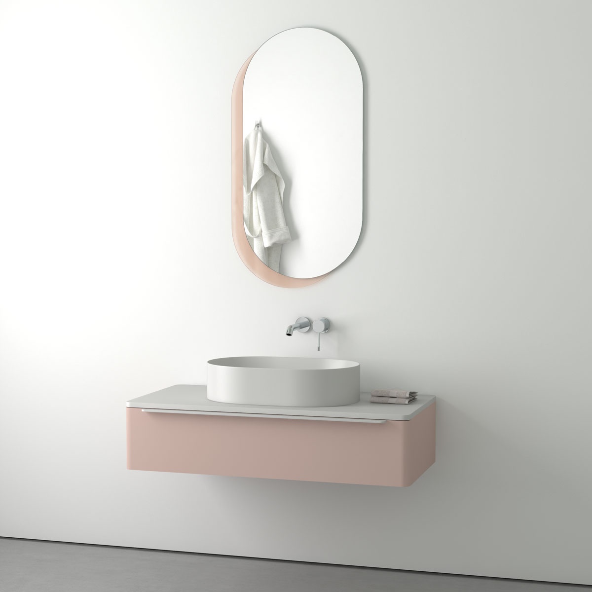 BY 0302 Зеркало на стеклянном основании EVOFORM Double - Вид №2