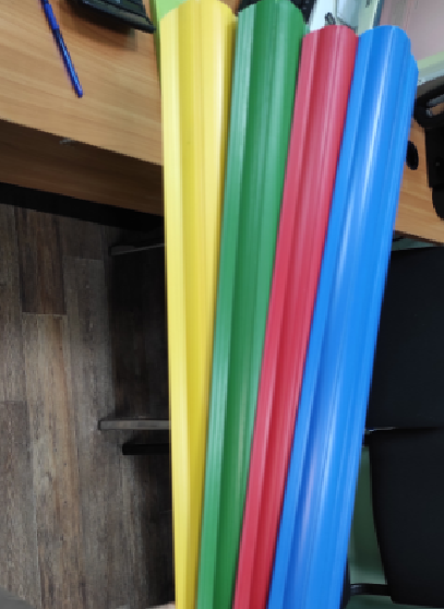 Штакетник пластиковый коричневый RAL 8017 ГеоПластБорд GPBST-163 - Вид №9