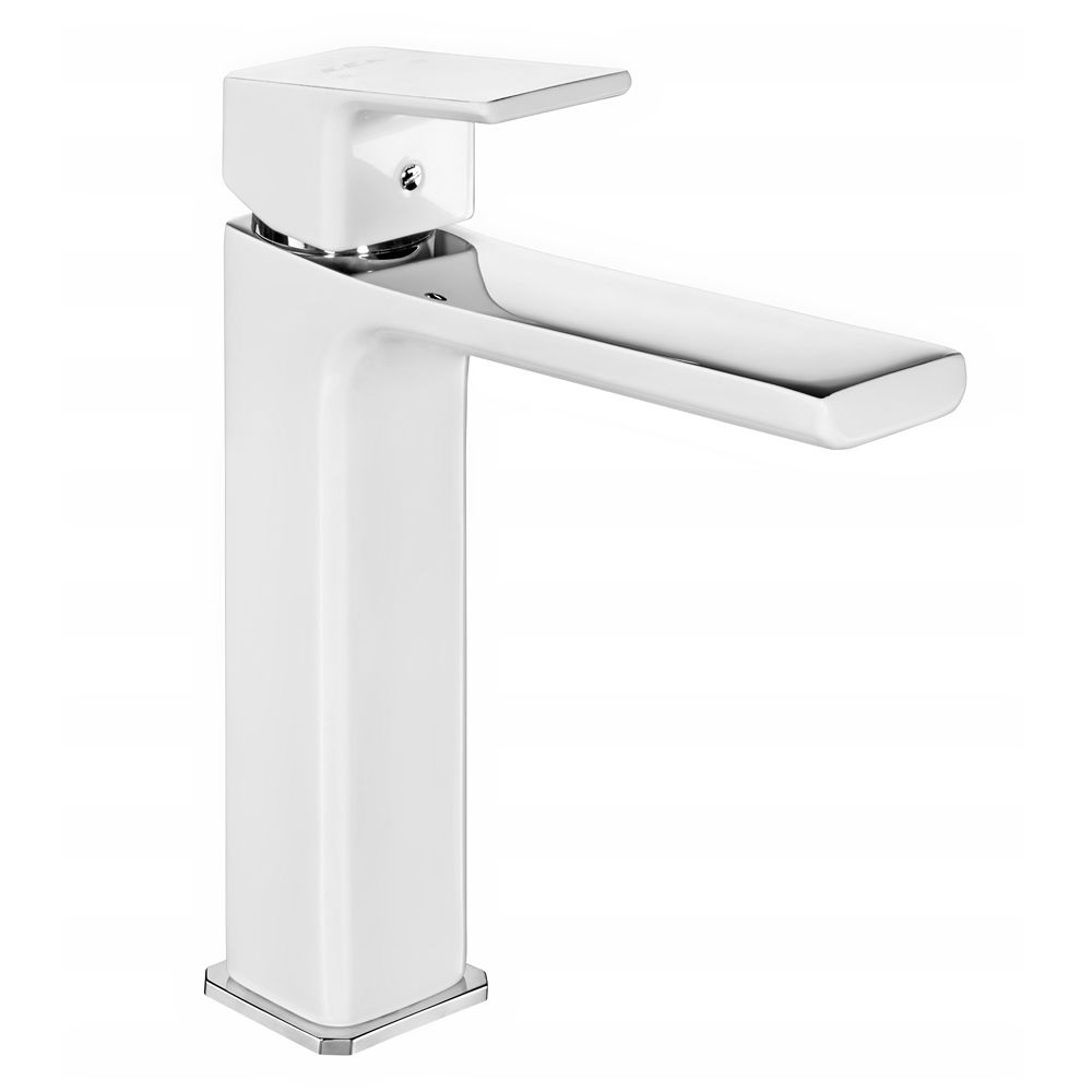 104888003  Смеситель для умывальника Tiera Medium - белый-хром Eca  - Вид №1